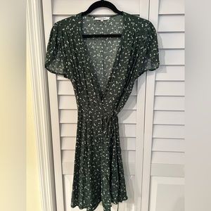 OLIVACEOUS Retro Tie Dress